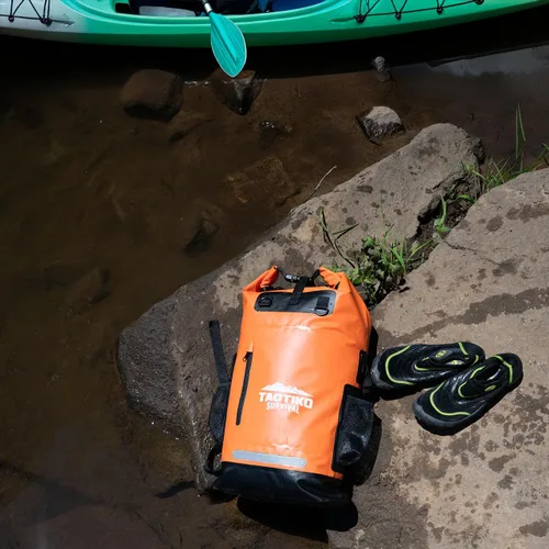 Miniatura 9 de TACTIKO Mochila resistente 100% impermeable, bolsas secas enrollables para kayak, senderismo, campamento, supervivencia