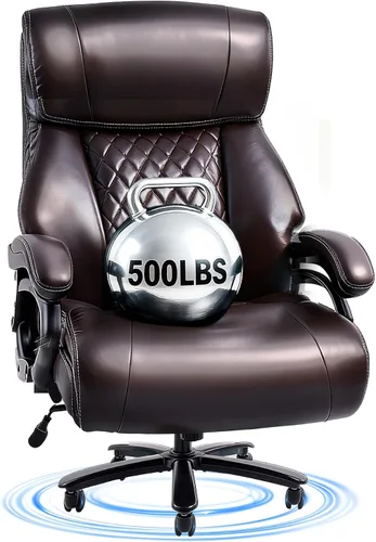 Miniatura 15 de FLEXISPOT Silla de oficina grande y alta con asiento convertible de hasta 44 pulgadas, de gran tamaño para adultos y mascotas, silla de computadora