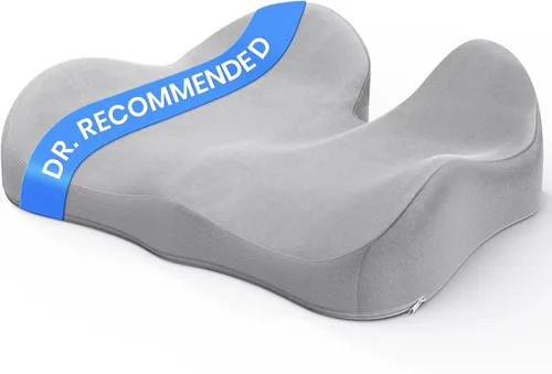 Miniatura 14 de Benazcap Cojín de Asiento con Memoria Extra Grande para Silla de Oficina Alivio de Presión Ciática y Alivio del Dolor de Coxis Almohadilla de Cóccix