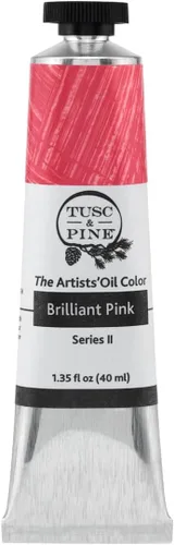 Miniatura 96 de Tusc & Pine Pintura al óleo Artist – Alizarin Crimson, 1.4 fl oz, sin amarilleo, consistencia rica y cremosa, carga máxima de pigmento, pinturas al