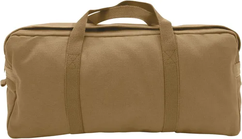 Miniatura 2 de Rothco Bolsa de herramientas de lona estilo tanque - Portaequipaje multiusos resistente para mecánicos, plomeros, electricistas, atletas, marrón