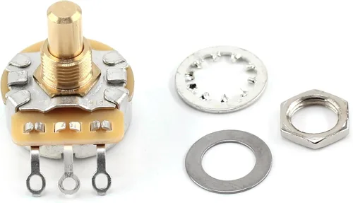 Miniatura 2 de Potenciómetro CTS 250k para guitarra - Eje sólido corto personalizado, cono de audio, 10% de tolerancia (2x)