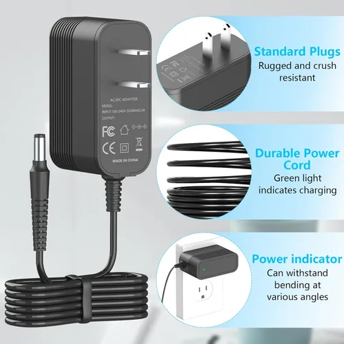 Miniatura 3 de Cargador de 4.9V para Andis Slimline Pro Hair & Beard Trimmer Compatible con Andis D-8 32400 32475 32810 32690 33785 32445 32485 32490 32680 Batería
