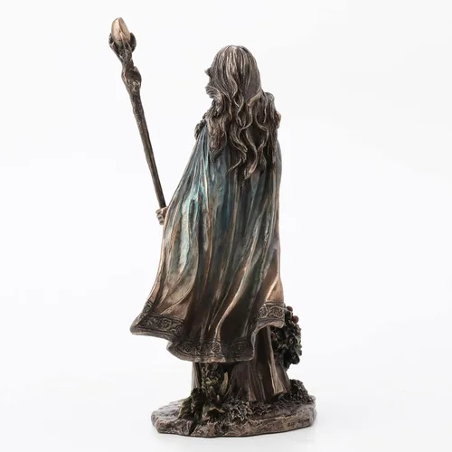 Miniatura 7 de Veronese Design Estatua de resina Eir La Valquiria de la Protección con acabado de bronce fundido de 24,1 cm