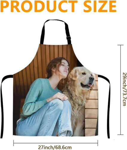 Miniatura 4 de Delantal personalizado,Delantales personalizados,Delantales personalizados con bolsillos,Delantal de cocina,Delantales personalizados