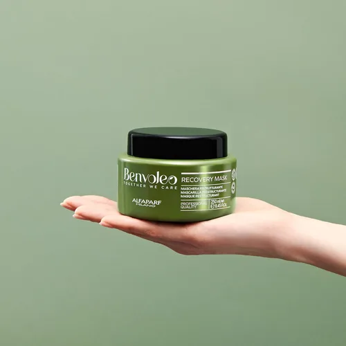 Miniatura 4 de ALFAPARF MILANO Benvoleo Máscara de recuperación para cabello dañado, limpio, vegano y sostenible para el cuidado del cabello, repara, reconstruye