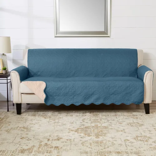 Miniatura 10 de Great Bay Home Funda de terciopelo reclinable – Funda lavable para muebles con correas elásticas – Funda para muebles para perros, niños y mascotas
