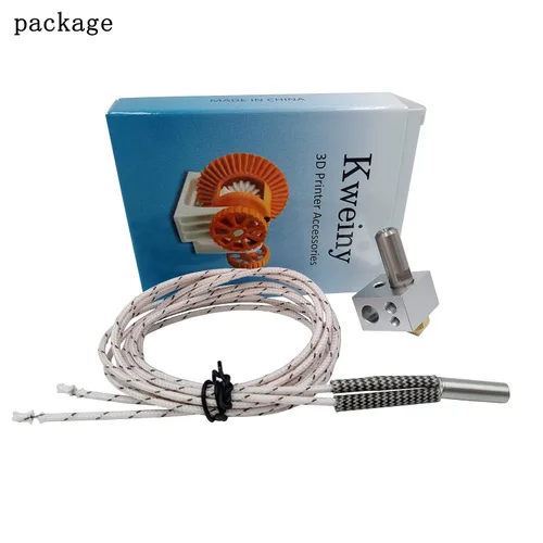 Miniatura 3 de MK10 Hotend Kit y calentador de cartucho de cerámica de 24 V 50 W para impresora 3D extrusora accesorios mejorados