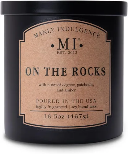 Miniatura 46 de Manly Indulgence Last Call - Velas perfumadas para hombres, 2 mechas, 16.5 onzas, cera de mezcla de soja premium, 60 horas de combustión, velas