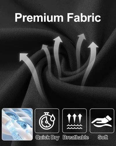 Miniatura 81 de MAGCOMSEN Camisas de manga larga para hombre, protección solar UPF 50+, camisetas atléticas para senderismo, correr, entrenamiento, protección