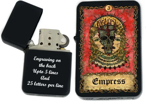 Miniatura 7 de Tarjeta de tarot personalizada, mazo de tarot de huesos eternos mayores, tarjetas coloridas, regalos coleccionables únicos, encendedores a prueba
