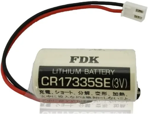 Miniatura 4 de YICUAA - Celda de litio no recargable CR17335SE 3V 1800mAh para FDK CR17335SE 3V Epson Robot Controller RC Series Batería R13B060003 con enchufe
