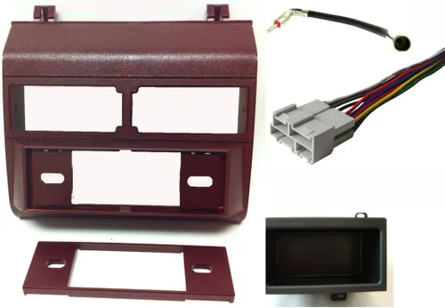 Miniatura 2 de Arnés de cables, kit de tablero, adaptador de antena y bolsillo para radio para Chevy Chevrolet GMC 1992-94 Suburban, Yukon, Blazer y camioneta