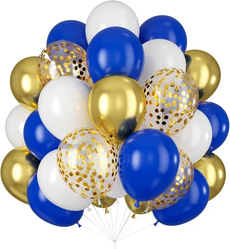 Miniatura 10 de Isndare Globos Negros, Dorados y Verdes para Decoraciones de Fiesta de Graduación 60 Piezas 30.5CM Globos Negros, Dorados y Verdes Metálicos Negro
