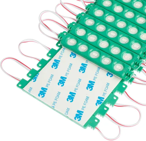 Miniatura 2 de Q QINGCHEN 200 tiras de módulos LED de color blanco cálido DC24V de 1.2 W, luz trasera decorativa impermeable para letreros de letras publicitarias