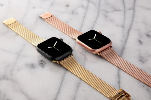 Miniatura 23 de Anne Klein Correa de acero inoxidable para Apple Watch, segura, ajustable, correa de repuesto para Apple Watch, se adapta a la mayoría de muñecas