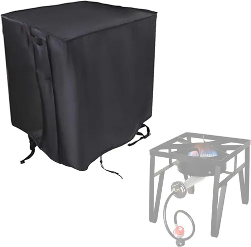 Miniatura 26 de Cubierta de Estufa de Propano para Quemador Individual de Propano GasOne de 10.4", Cubierta de Estufa de Gas Portátil Impermeable Cubierta