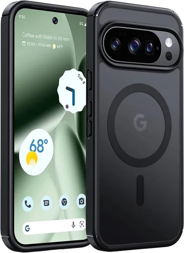 Miniatura 7 de TAURI Funda para Google Pixel 9 Case/Pixel 9 Pro Case, compatible con Magsafe, protección de grado militar, resistente al amarillamiento, parte
