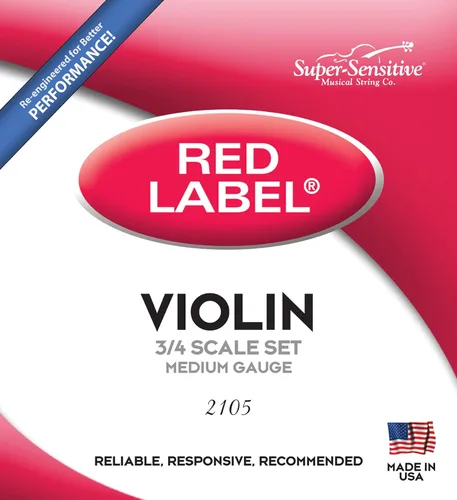 Miniatura 5 de Super Sensitive Red Label Violín A String 1/2 Medium
