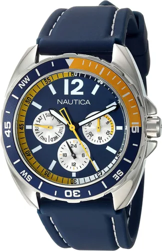 Miniatura 2 de Nautica Reloj de silicona de resina de cuarzo para hombre