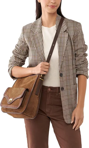 Miniatura 5 de Fossil Bolso Hobo de cuero para mujer Heritage
