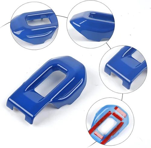 Miniatura 5 de Hoolcar Cubierta de soportes de cierre de capó para Jeep Wrangler JL JLU 2018-2021 y Gladiator JT 2020-2021, azul