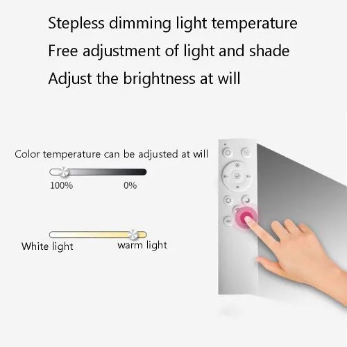 Miniatura 5 de Lámpara de techo LED regulable de montaje empotrado, luz de panel hexagonal simple, lámpara de techo moderna de montaje en superficie con control