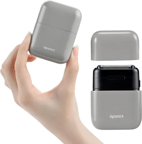Miniatura 10 de Mini afeitadoras eléctricas de acero para hombres: Mini maquinilla de afeitar eléctrica mejorada, afeitadora de viaje portátil con impermeabilidad