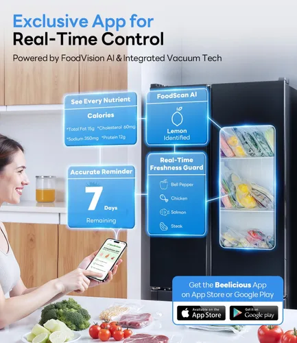 Miniatura 6 de Sellador al vacío de mano para alimentos, máquina selladora al vacío compacta de 75 kPa con batería recargable de 2000 mAh, diseño inalámbrico