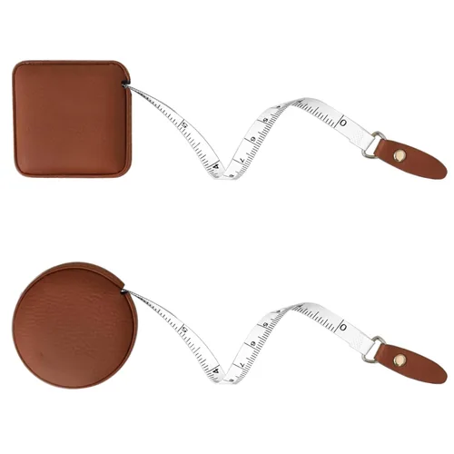 Miniatura 14 de Cinta métrica para costura, tela médica para el cuerpo, sastre, manualidades, dieta, cinta métrica de 60 pulgadas/1.5M de doble cara retráctil