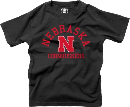 Miniatura 11 de Wes and Willy Camiseta de algodón orgánico de manga corta para niños de la NCAA rutgers scarlet knights rojo