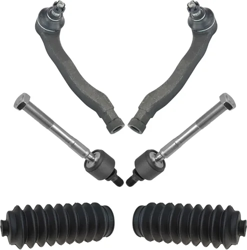 Miniatura 117 de TRQ Kit de dirección interior y exterior para lado del conductor y del pasajero delantero, con cremallera de dirección y fuelle de piñón compatible