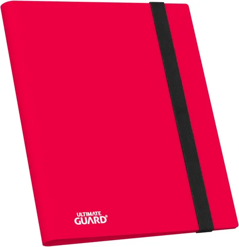 Miniatura 10 de Ultimate Guard Flexxfolio 12 bolsillos laterales para almacenamiento de tarjetas coleccionables de hasta 480 tarjetas, colección de tarjetas Rojo