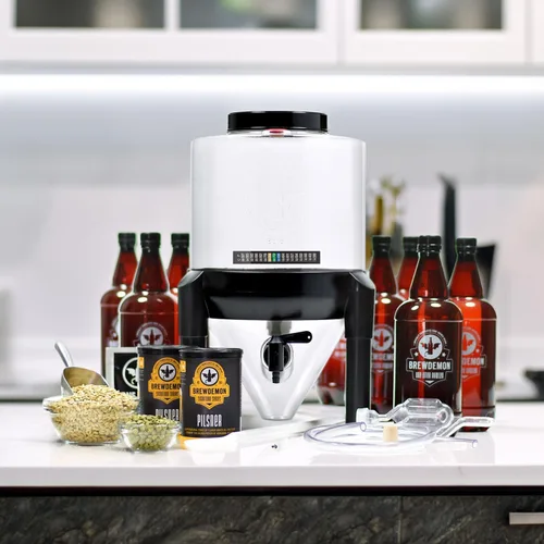 Miniatura 7 de Premium Signature Kit Pro – No requiere Airlock ni sifón – El fermentador cónico elimina los sedimentos y hace una cerveza casera de gran sabor