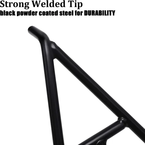 Miniatura 2 de Eapele Soporte triangular para motocross, estructura de acero sólido, universal para motocross y enduro de 80-500 cc, color negro