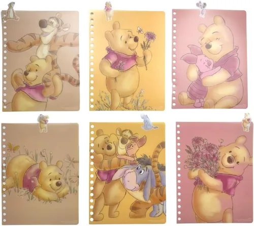 Miniatura 4 de Disney Winnie The Pooh - Cuaderno de pestañas encuadernado en espiral, 144 páginas rayadas, 8 x 7 pulgadas