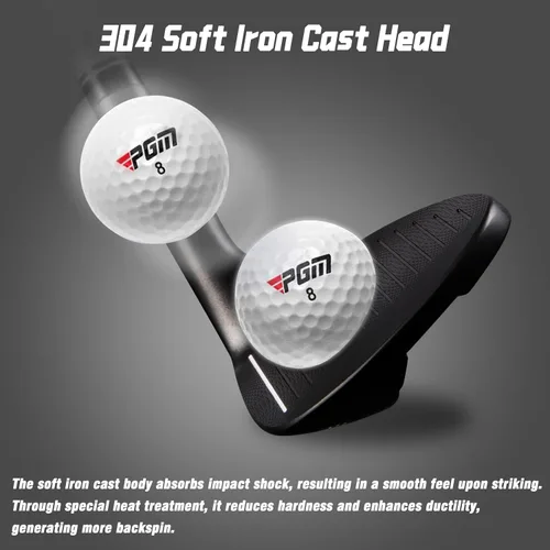 Miniatura 4 de PGM Cuña – Cuña de arena premium de 72 grados, cuña Lob Wedge para hombres y mujeres – Textura CNC – Bunker Buster Escape Bunkers y salvar golpes