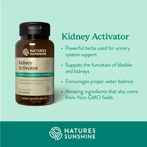 Miniatura 2 de Nature's Sunshine Cápsulas activadoras de riñón, 100 cápsulas Suplemento renal natural contiene hierbas para apoyar y mejorar la función renal