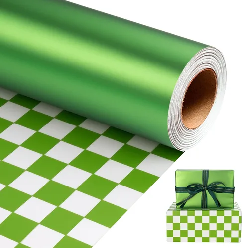 Miniatura 35 de Homeral Rollo de papel de regalo Jumbo de 30 pulgadas x 32.8 pies, color azul rey metálico para Navidad, cumpleaños, vacaciones, boda, baby shower