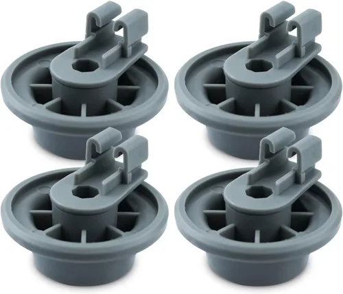 611475 Montaje de rueda inferior para lavavajillas - gris, apto para Bosch Reemplazar #bsh-00611475 1559847 AH3477735 AH8727387 Paquete de 4