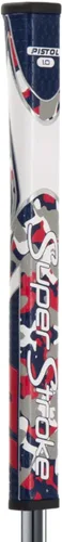 Miniatura 13 de SuperStroke Zenergy Pistol Golf Putter Grip Blanco/Plata