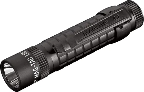 Miniatura 9 de Maglite Mag-Tac – Linterna LED de bolsillo, 2 celdas CR123, bisel coronado, negro mate