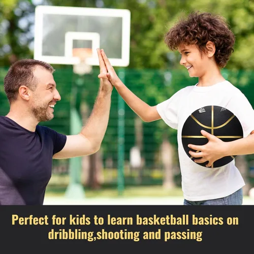 Miniatura 7 de Wettarn 6 piezas de balones de baloncesto tamaño 5 al por mayor, suministros de donación caritativa cristiana, balón de baloncesto de 27.5 pulgadas