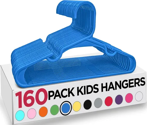 Miniatura 23 de Utopia Home Paquete de 20 Perchas para Niños - Perchas de Plástico para Bebé de 11.5 Pulgadas para Armario - Perchas para Niños para Ropa y Percha