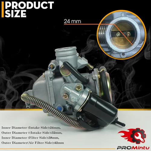 Miniatura 6 de Carburador Reemplaza para American YardSport Sportworks YS200 200 XLT UTV 14925 150cc Motor, 4 tiempos GY6 ATV, scooters, ciclomotores, motor Go