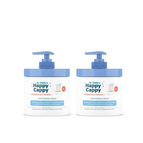 Miniatura 14 de Crema hidratante Happy Cappy – Crema para bebés con tendencia al eccema, loción para piel seca para bebés, niños pequeños y niños, formulada por