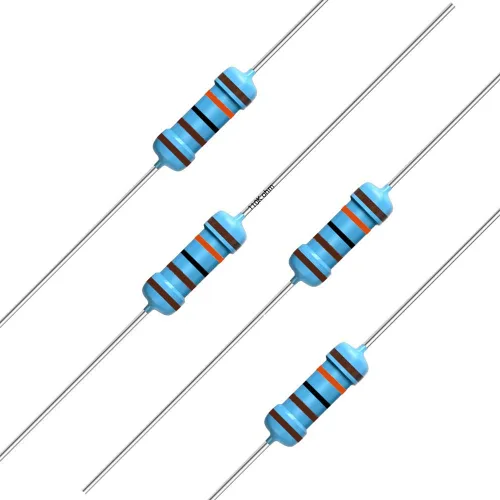 Miniatura 103 de California JOS 100 unidades de resistencia de 0.12 ohmios 1/4w (0.25 W) Resistencia fija de película metálica de tolerancia ±1%, más de 189 valores
