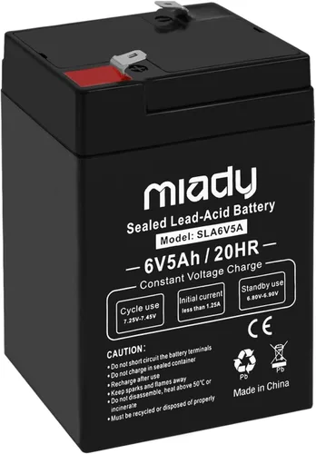 Miniatura 16 de Miady Batería de ácido plomo sellada recargable de 12V 7Ah (1 paquete)