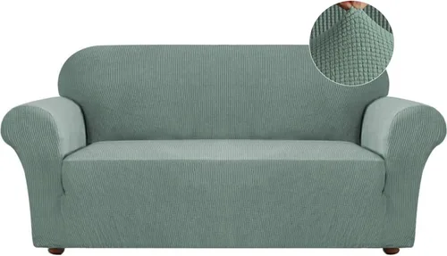 Miniatura 74 de Turquoize Funda elástica para silla reclinable, funda para sofá reclinable, funda de sofá de 1 pieza con bolsillo lateral, funda protectora