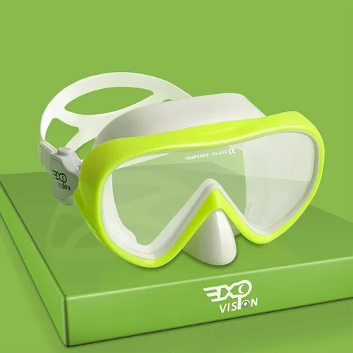 Miniatura 10 de Máscara de buceo para niños, máscara de buceo para niños, gafas de natación antivaho con cubierta para la nariz para esnórquel, buceo, natación
